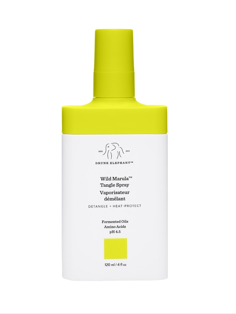 Drunk Elephant NEW Wild Marula Tangle Spray Full Size 4oz Detangles Heat Protect